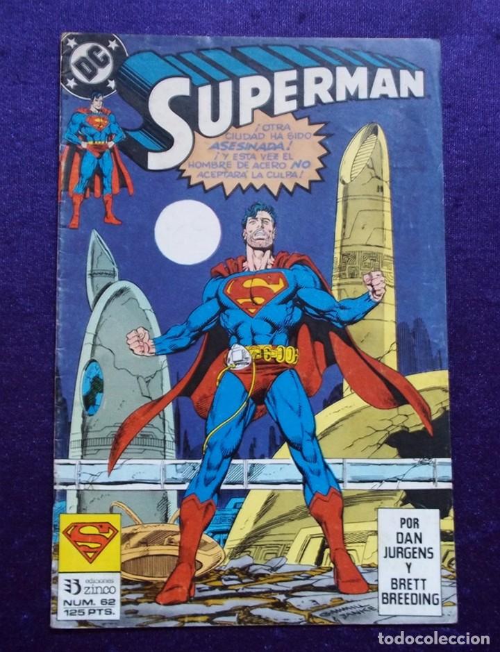 Comic Superman Nº 62 Dc E Zinco Por Dan Jurgens Buy Comics Superman From Publisher Ediciones Zinco At Todocoleccion 230574835