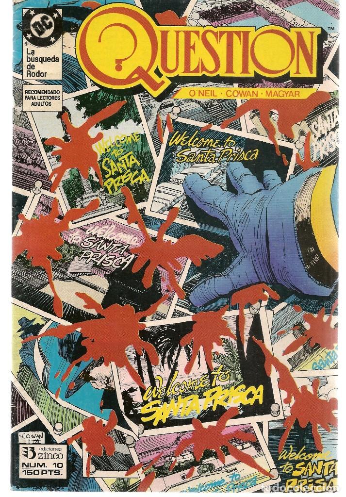C&oacute;mics: QUESTION. N&ordm; 10. DC / ZINCO (C/A21) - Foto 1