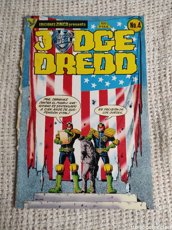 C&oacute;mics: JUDGE DREDD N&ordm; 4 - EDITA : EDICIONES ZINCO -DC - Foto 1