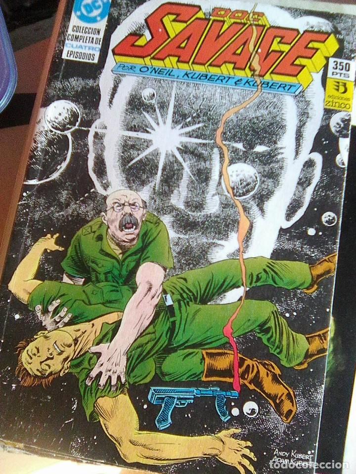 C&oacute;mics: Doc Savage.. de O&acute;Neill & Kubert (Zinco, 1990) - 1 a 4 - retapado - completa - Foto 1