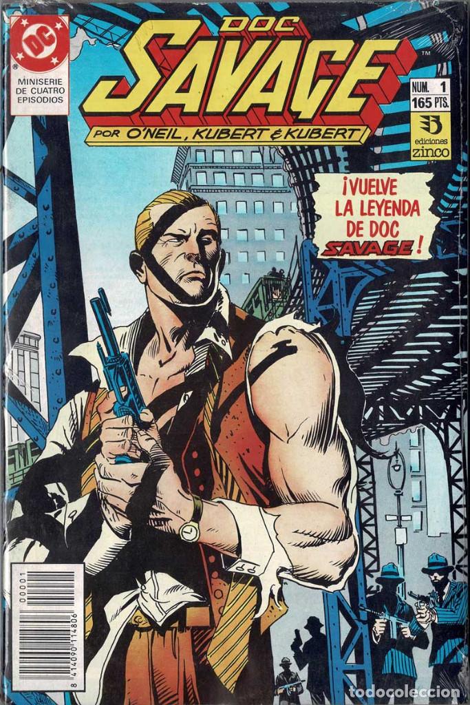 C&oacute;mics: Doc Savage. Pack precintado del 1 al 4. Serie completa - ONeil, Kubert & Kubert - Foto 1