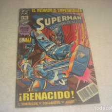 Comics : SUPERMAN N. 1 , EL HOMBRE DE ACERO. RENACIDO ! DC. Lote 235847910