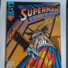 Cómics: SUPERMAN EL HOMBRE DE ACERO NÚMERO 33 EDICIONES ZINCO DC, VER FOTOS. Lote 240174870