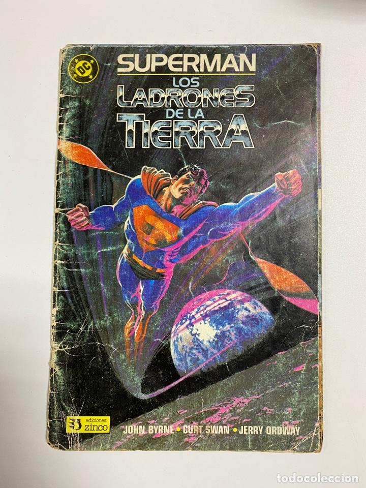 C&oacute;mics: SUPERMAN. LOS LADRONES DE LA TIERRA. EDICIONES ZINCO. - Foto 1
