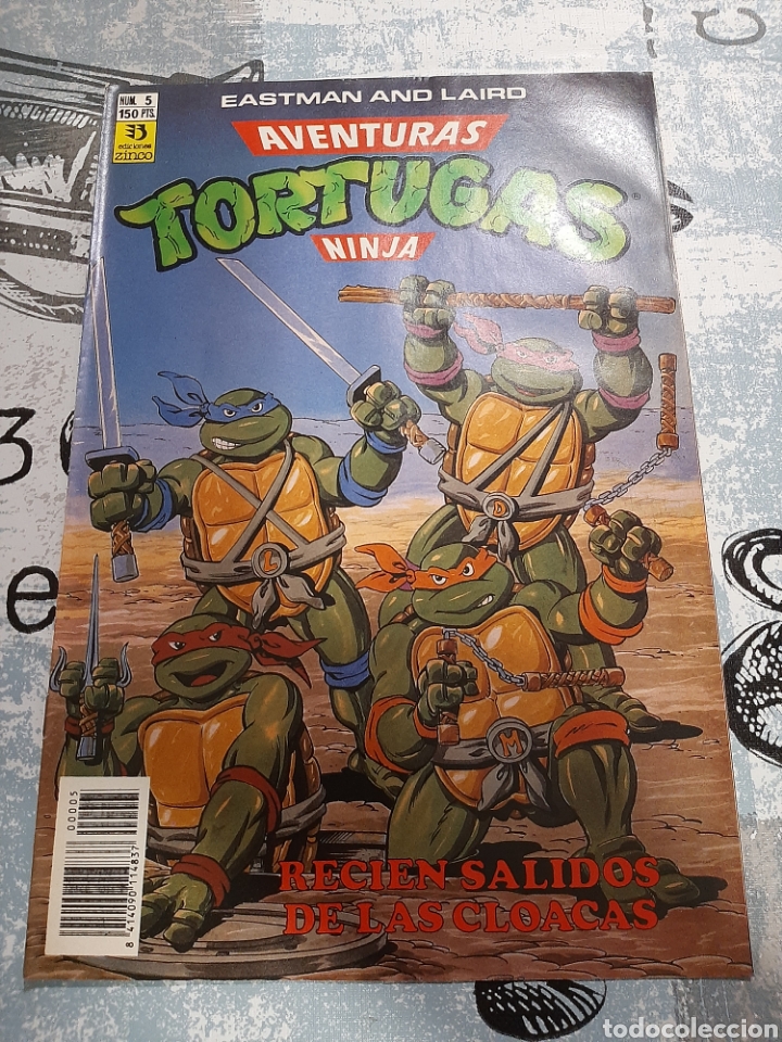 C&oacute;mics: Tortugas Ninja 5 ediciones Zinco ,sin uso - Foto 1