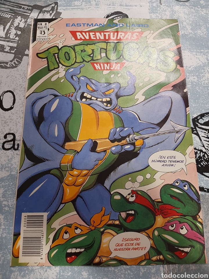 C&oacute;mics: Tortugas Ninja 8 ediciones Zinco ,sin uso - Foto 1