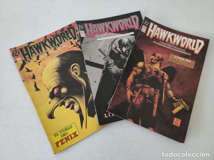 3 COMICS - HAWKWORLD - EDICIONES ZINCO - TRUMAN, ALCATENA, PARSONS - COMPLETA (Tebeos y Comics - Zinco - Otros)