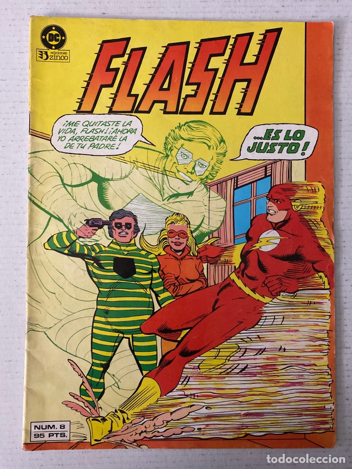 C&oacute;mics: FLASH #8 Vol 1 ZINCO primera edici&oacute;n en buen estado - Foto 1
