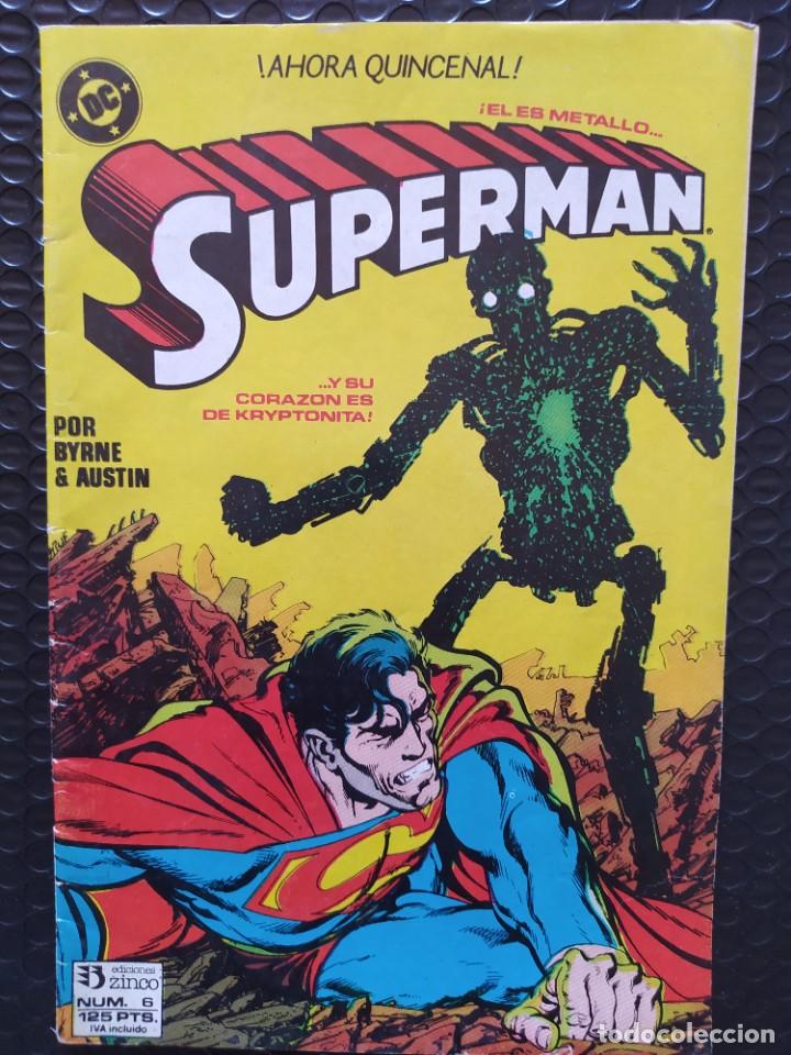 C&oacute;mics: SUPERMAN #6-BYRNE-ZINCO-FN-BOLSA & BACKBOARD - Foto 1