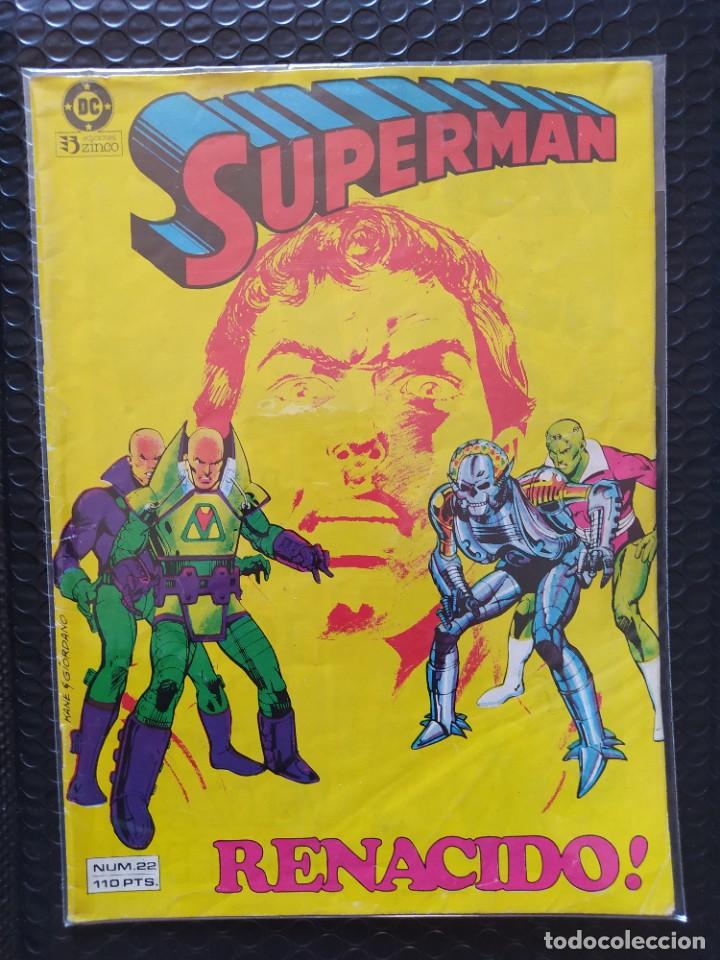 C&oacute;mics: SUPERMAN #22-ZINCO-FN-BOLSA & BACKBOARD - Foto 1