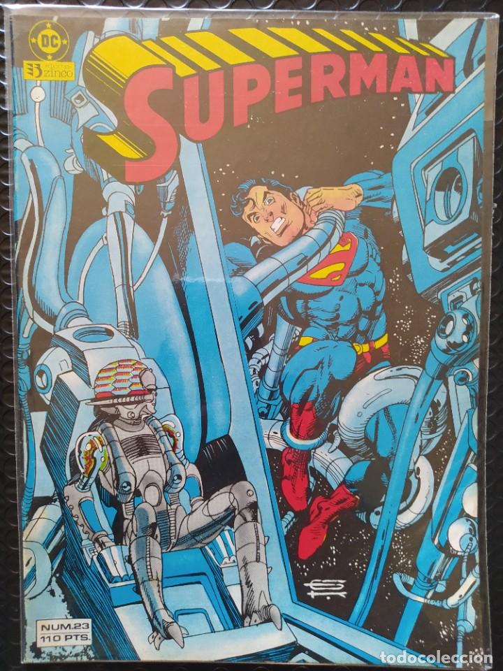 C&oacute;mics: SUPERMAN #23-ZINCO-FN-BOLSA & BACKBOARD - Foto 1