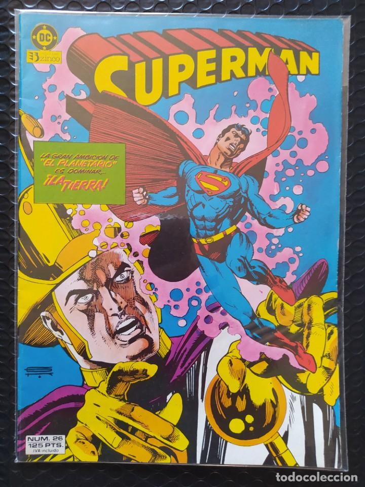 C&oacute;mics: SUPERMAN #26-ZINCO-VFN-BOLSA & BACKBOARD - Foto 1