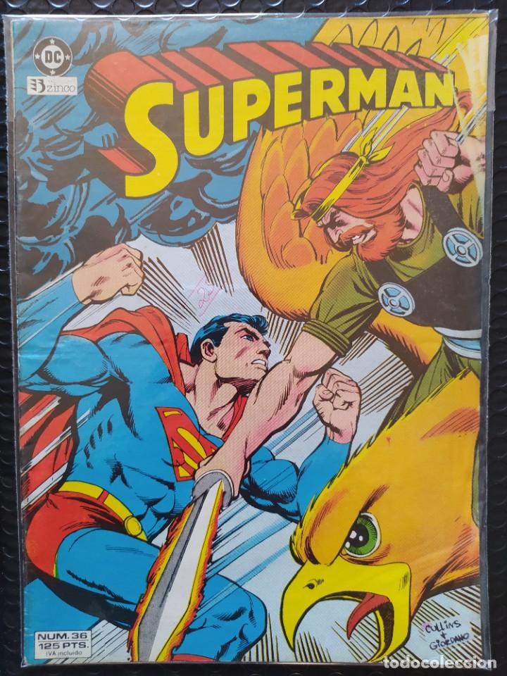 C&oacute;mics: SUPERMAN #36-ZINCO-FN-BOLSA & BACKBOARD - Foto 1