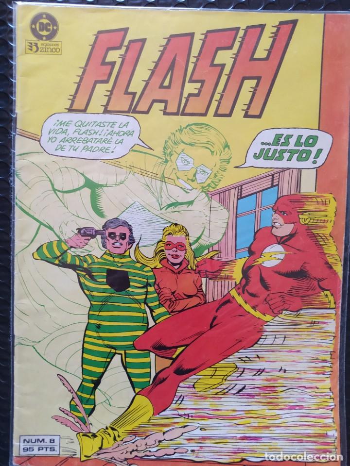 C&oacute;mics: FLASH #8-ZINCO-VFN-BOLSA & BACKBOARD - Foto 1