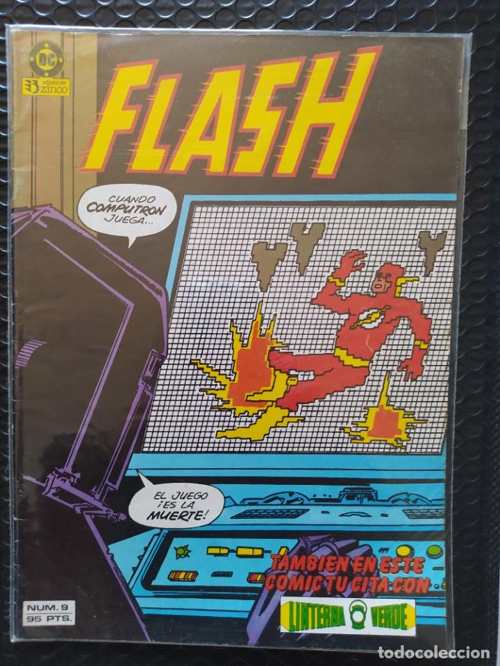C&oacute;mics: FLASH #9-ZINCO-VFN-BOLSA & BACKBOARD - Foto 1