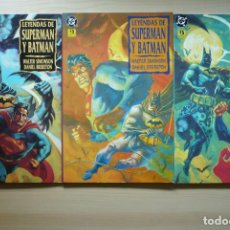 Cómics: LEYENDAS DE SUPERMAN Y BATMAN. SIMONSON & BRERETON. EDICIONES ZINCO, 3 VOLÚMENES.. Lote 264760019