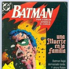 Comics : ZINCO. BATMAN. UNA MUERTE EN LA FAMILIA. 3.. Lote 312030963