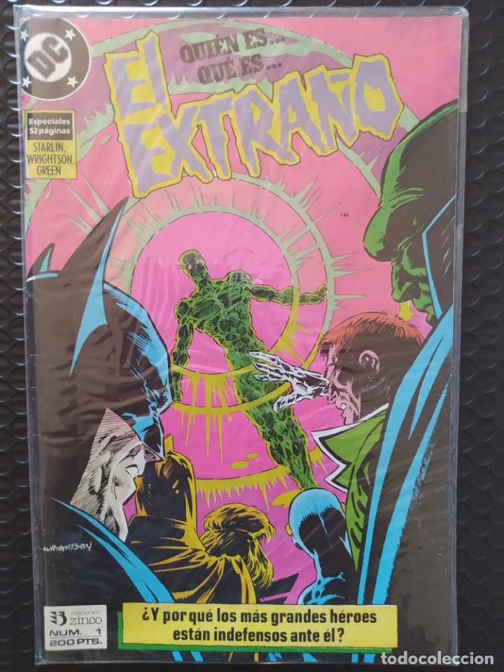 C&oacute;mics: EL EXTRA&Ntilde;O #1-PRIMERA EDICI&Oacute;N- ZINCO-DC-VFN-BOLSA & BACKBOARD - Foto 1