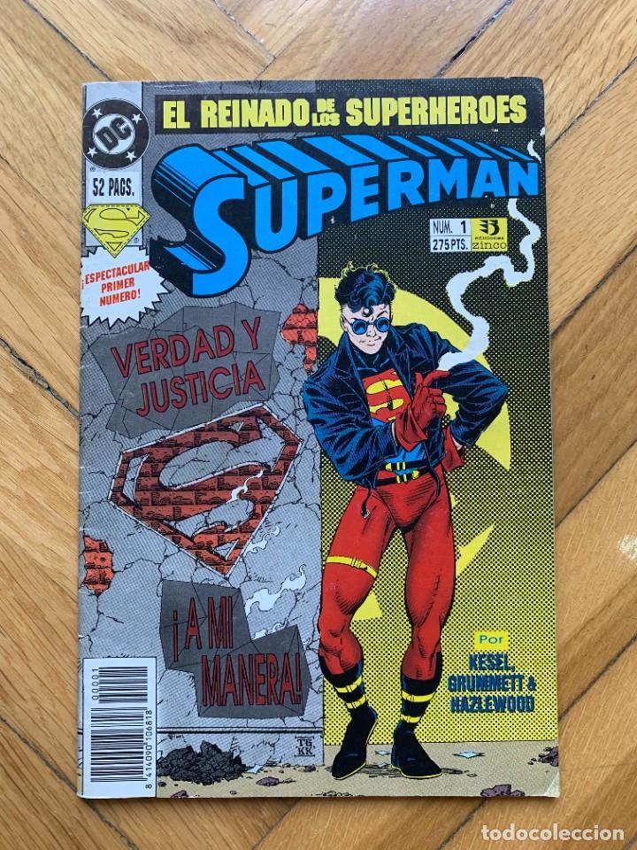 C&oacute;mics: Superman n&ordm; 1 - El Reinado de los Superh&eacute;roes - Foto 1