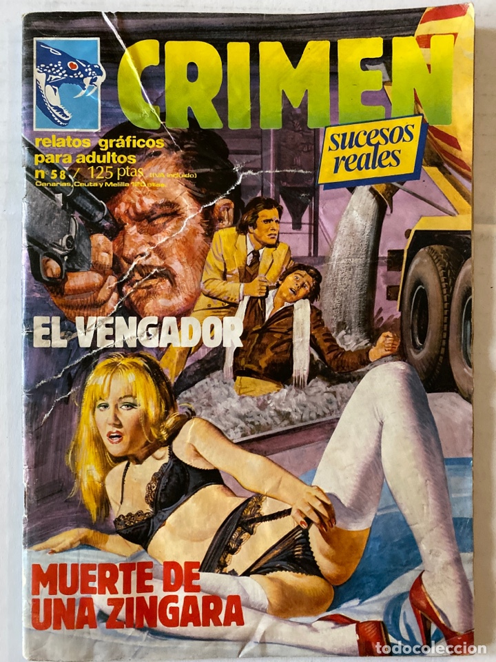Fumetti: CRIMEN #58 ZINCO Relatos Gr&aacute;ficos Para adultos