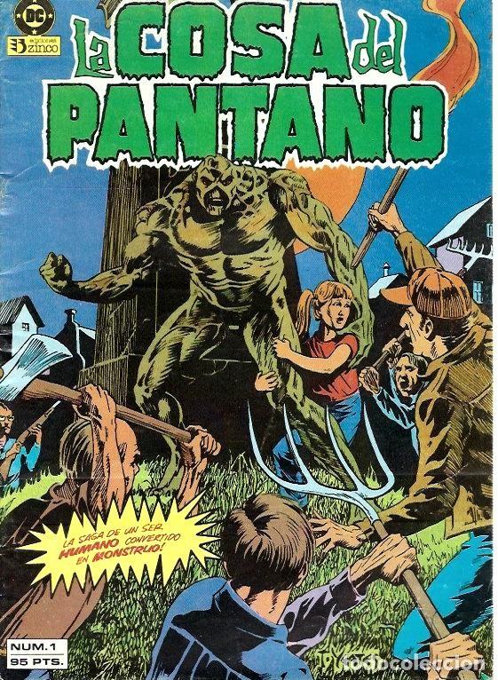 C&oacute;mics: la cosa del pantano n&ordm; 1, primera serie, zinco 1984