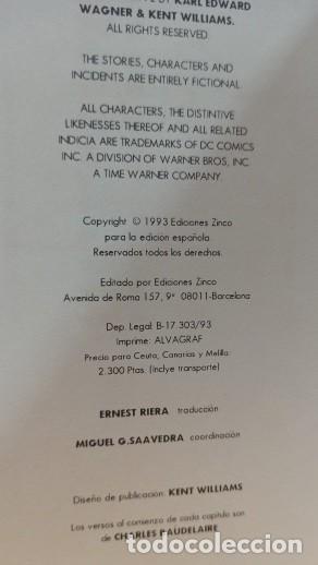 C&oacute;mics: DIME OSCURO - EDICIONES ZINCO - IMPECABLE - Foto 4