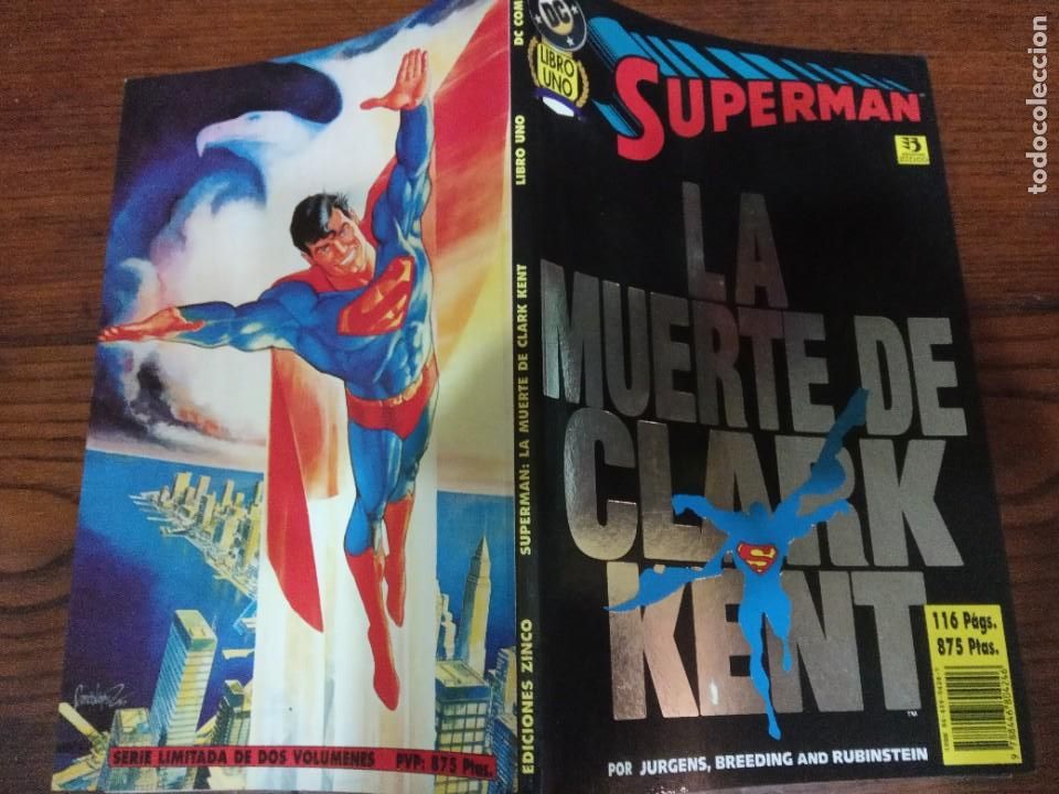 C&oacute;mics: Superman: La Muerte de Clark Kent volumen 1.EDICIONES ZINCO. - Foto 2