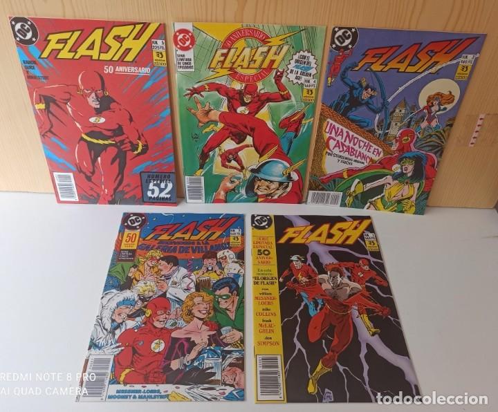 C&oacute;mics: FLASH 50 ANIVERSARIO - COLECCION COMPLETA 5 EJEMPLARES &ndash; EDICIONES ZINCO - Foto 1