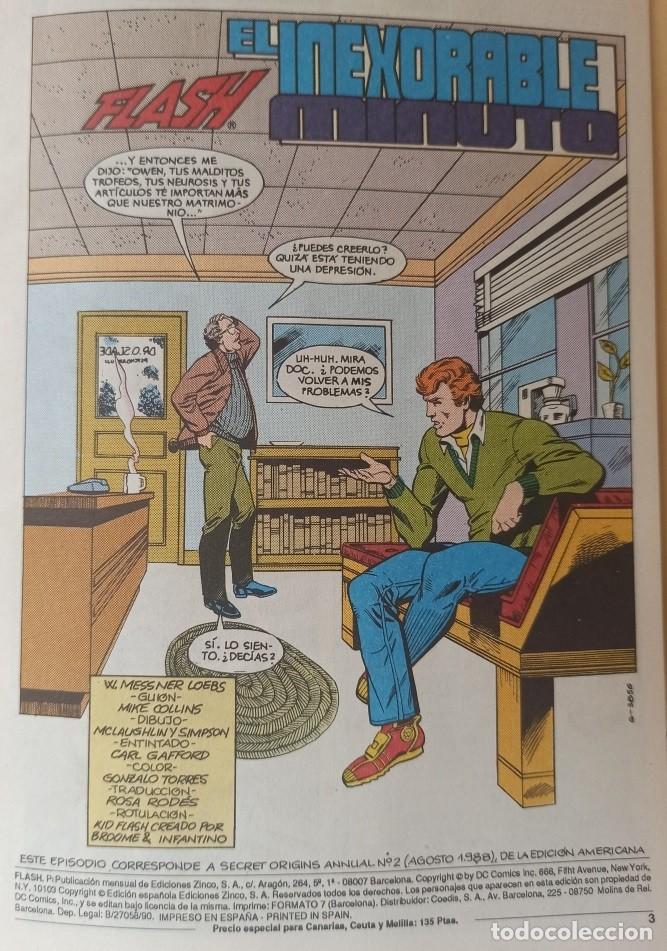 C&oacute;mics: FLASH 50 ANIVERSARIO - COLECCION COMPLETA 5 EJEMPLARES &ndash; EDICIONES ZINCO - Foto 4