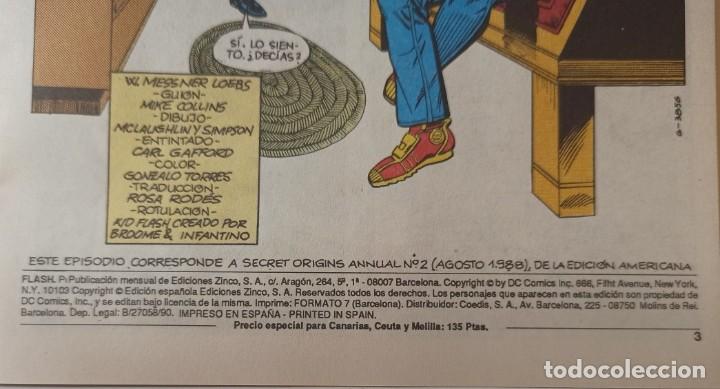 C&oacute;mics: FLASH 50 ANIVERSARIO - COLECCION COMPLETA 5 EJEMPLARES &ndash; EDICIONES ZINCO - Foto 5