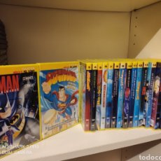 Cómics: 18 DVD COLECCIÓN HÉROES DEL COMIC COMPLETA !!!NUEVA Y PRECINTADA!!! BATMAN,SUPERMAN,LA LIGA. Lote 278494718