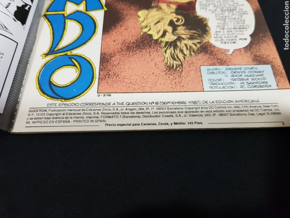 C&oacute;mics: DC Comics &rdquo;Question&rdquo; 1988-1989. Ediciones Zinco - Foto 6