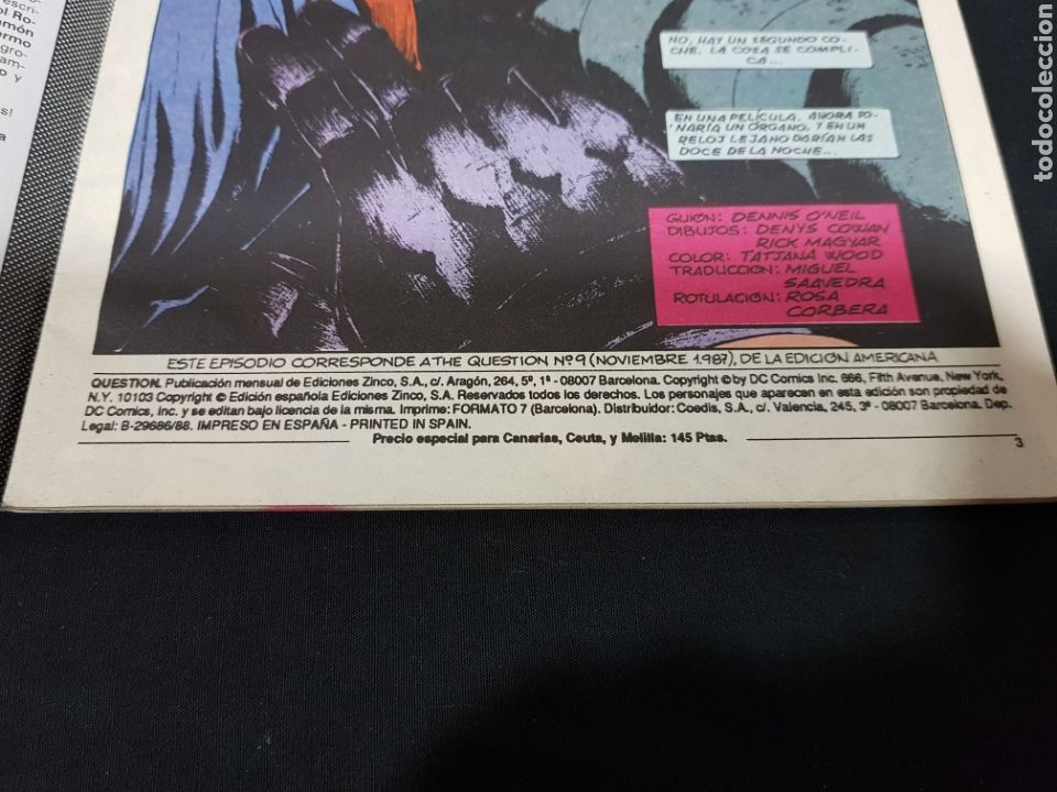 C&oacute;mics: DC Comics &rdquo;Question&rdquo; 1988-1989. Ediciones Zinco - Foto 9