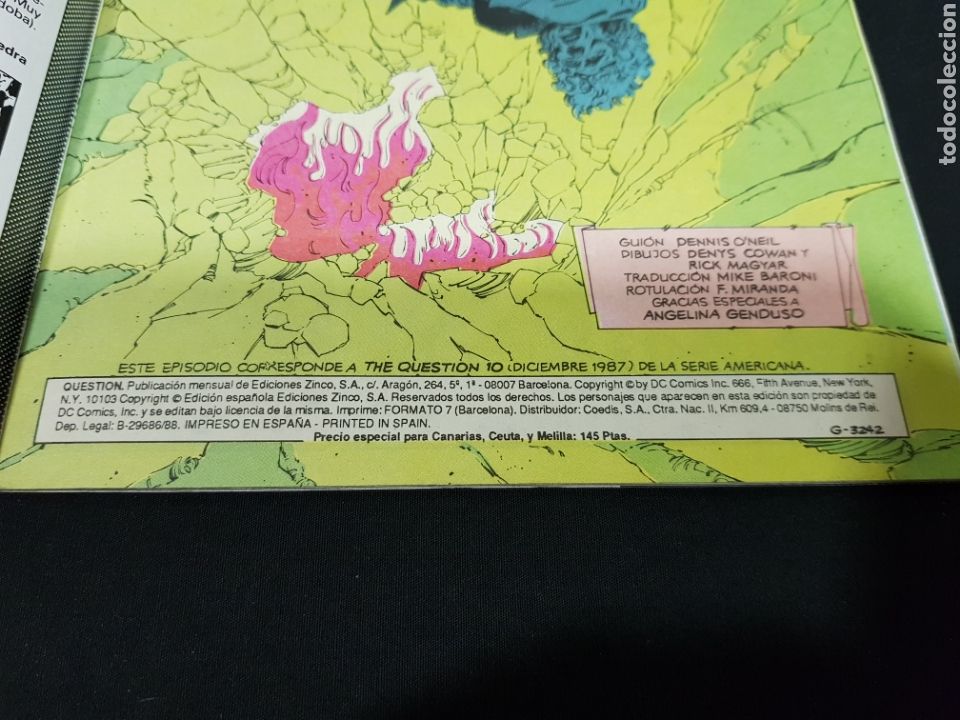 C&oacute;mics: DC Comics &rdquo;Question&rdquo; 1988-1989. Ediciones Zinco - Foto 13