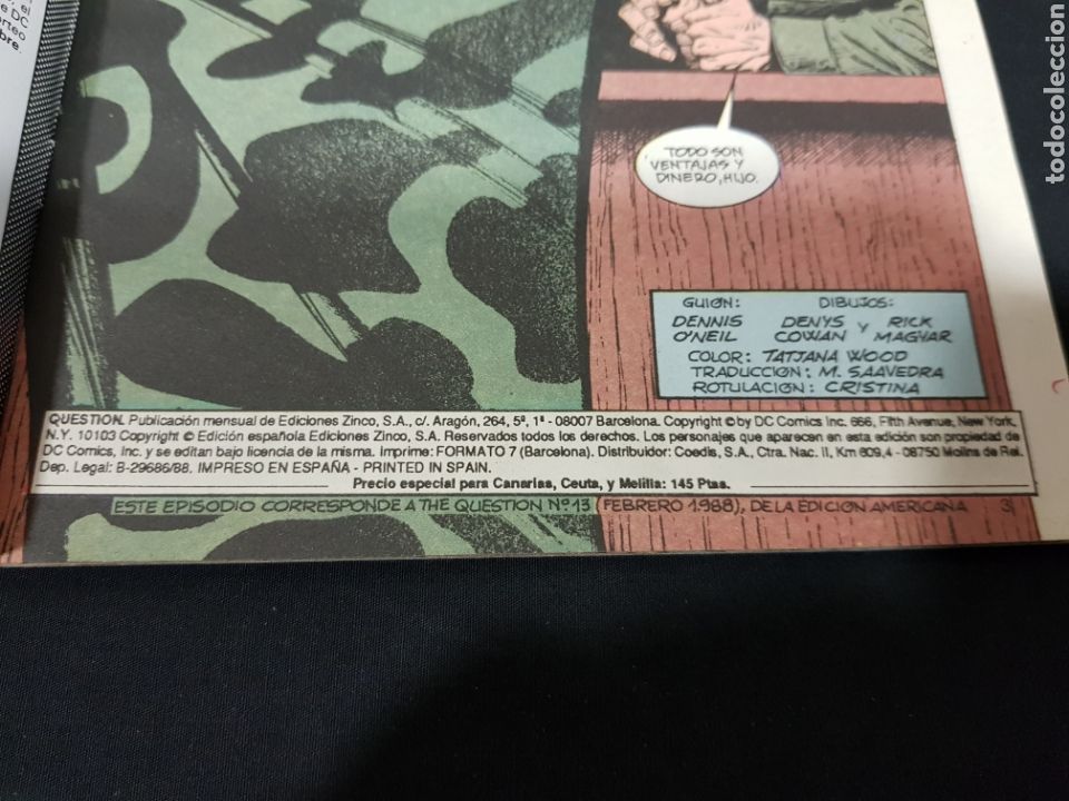 C&oacute;mics: DC Comics &rdquo;Question&rdquo; 1988-1989. Ediciones Zinco - Foto 21