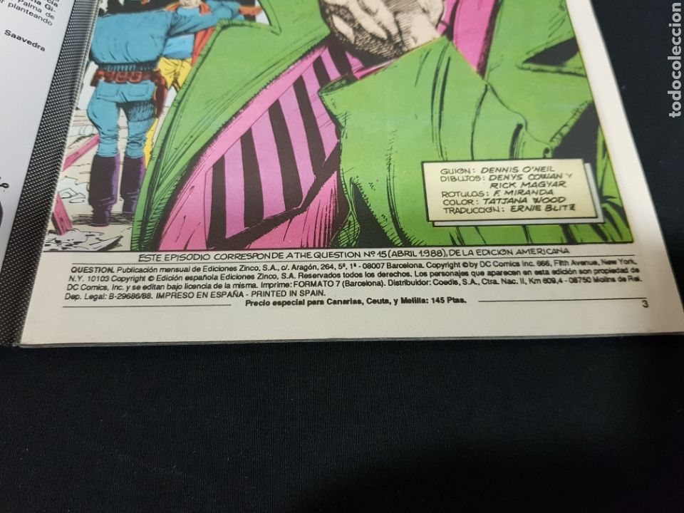 C&oacute;mics: DC Comics &rdquo;Question&rdquo; 1988-1989. Ediciones Zinco - Foto 24