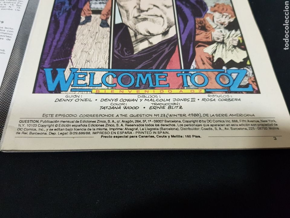 C&oacute;mics: DC Comics &rdquo;Question&rdquo; 1988-1989. Ediciones Zinco - Foto 34