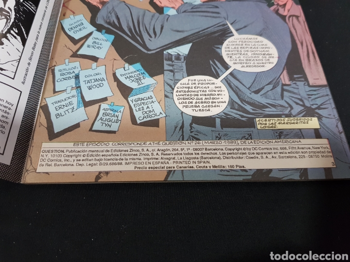 C&oacute;mics: DC Comics &rdquo;Question&rdquo; 1988-1989. Ediciones Zinco - Foto 43