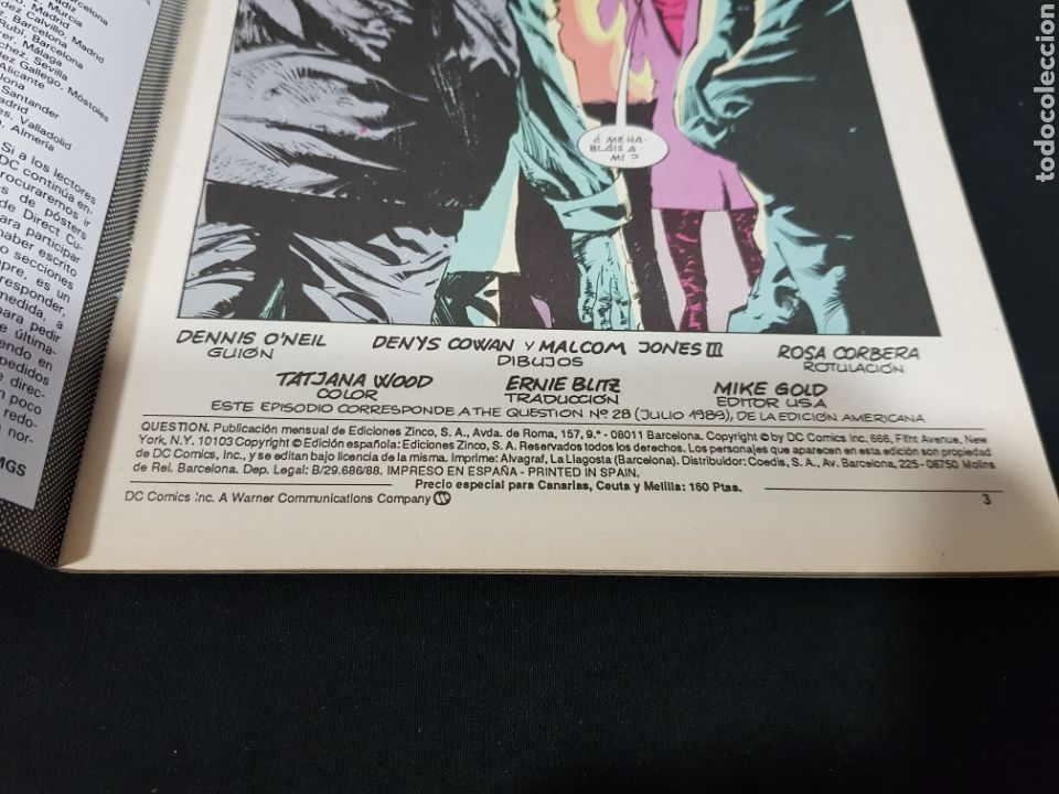 C&oacute;mics: DC Comics &rdquo;Question&rdquo; 1988-1989. Ediciones Zinco - Foto 49