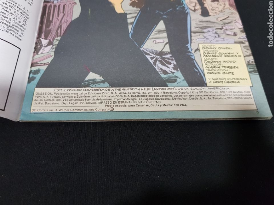 C&oacute;mics: DC Comics &rdquo;Question&rdquo; 1988-1989. Ediciones Zinco - Foto 53