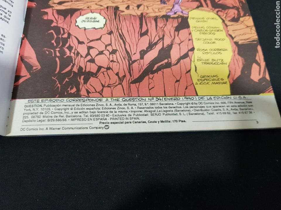 C&oacute;mics: DC Comics &rdquo;Question&rdquo; 1988-1989. Ediciones Zinco - Foto 65