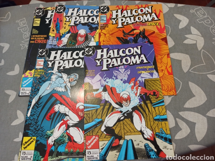 C&oacute;mics: Halc&oacute;n y paloma 5 n&uacute;meros completa ediciones zinco mbe - Foto 1