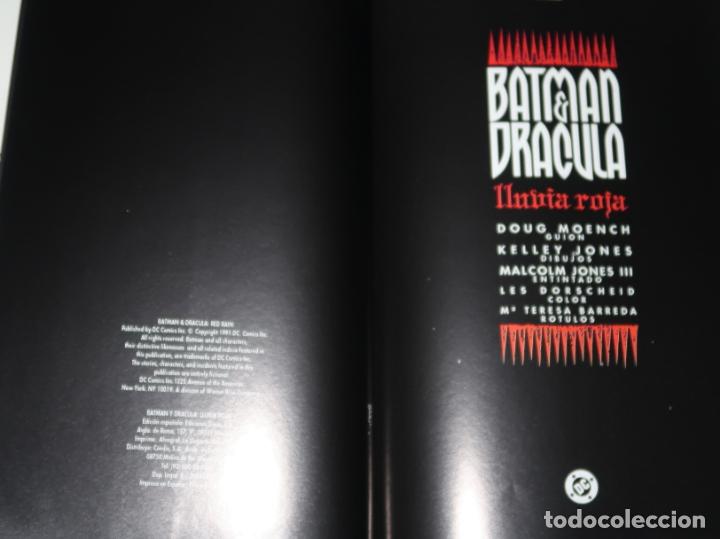C&oacute;mics: Batman & Dr&aacute;cula - Lluvia Roja - DC Comics - Ediciones Zinco (1993) - Foto 2