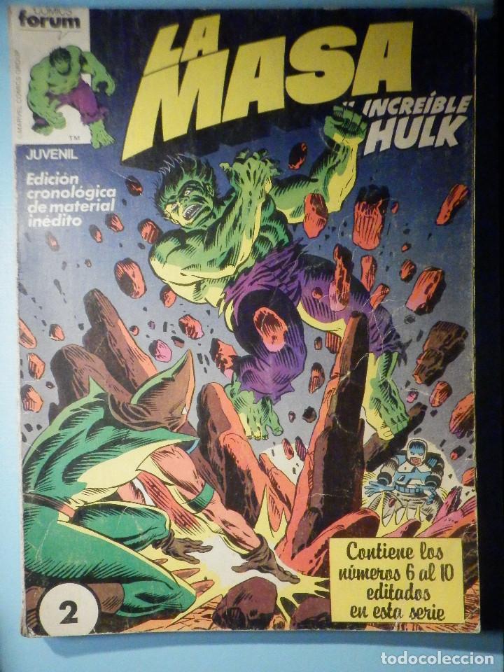 Cómics: La Masa - El Increible Hulk - 2 - Contiene los números del 7, 8, 9 y 10 - Forum - Foto 1 - 290809218