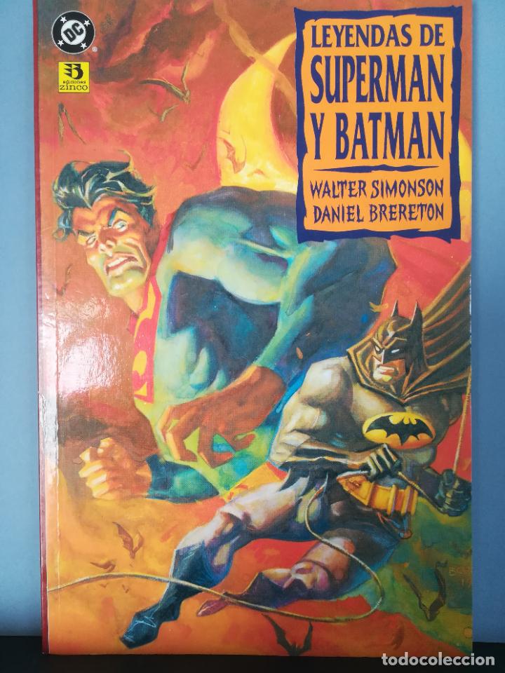 C&oacute;mics: LEYENDAS DE SUPERMAN Y BATMAN. COMPLETA EN 3 TOMOS. ZINCO - Foto 4