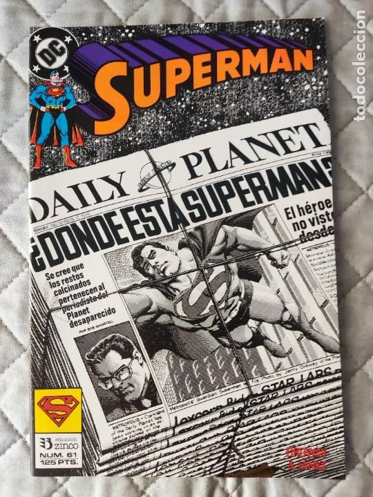 C&oacute;mics: Superman Vol.1 N&ordm; 61 ZINCO - Foto 1