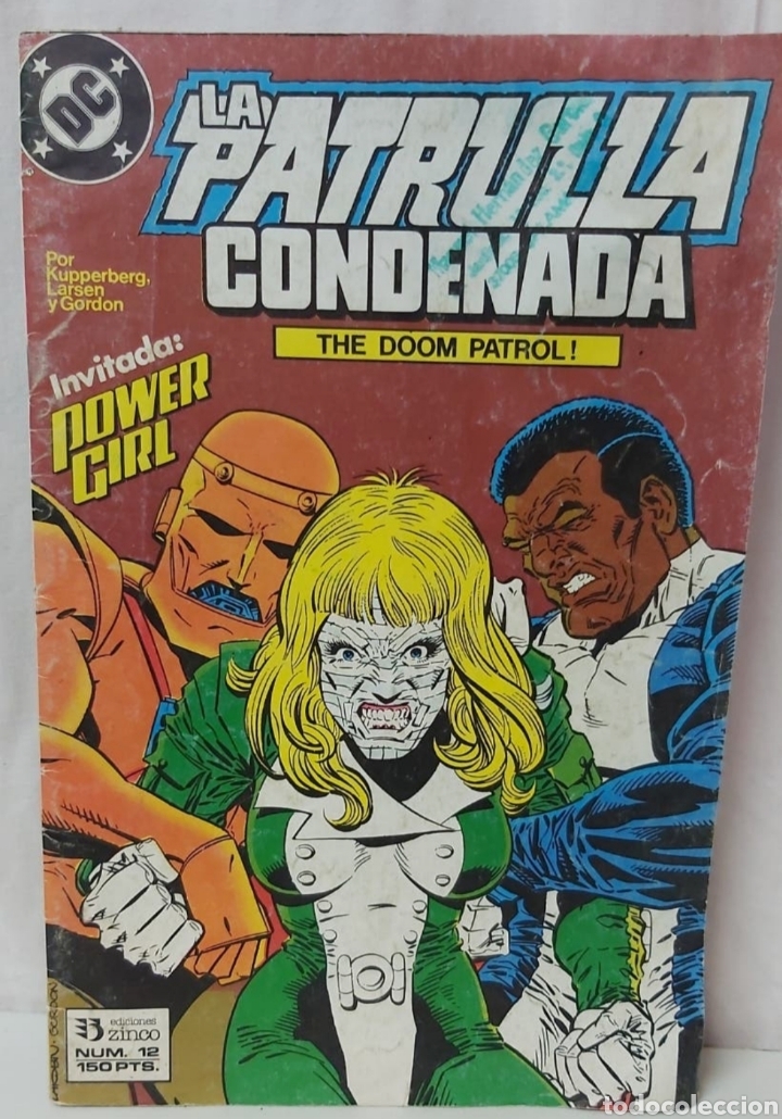 COMIC ANTIGUO DE LA PATRULLA CONDENADA AÑO 1988 (Tebeos y Comics - Zinco - Patrulla Condenada)