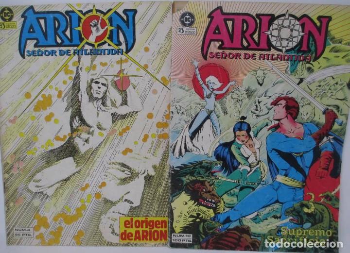 Comics: Lote de 2 comics de Arion, Se&ntilde;or de La Atl&aacute;ntida, Edic. Zinco DC Comics