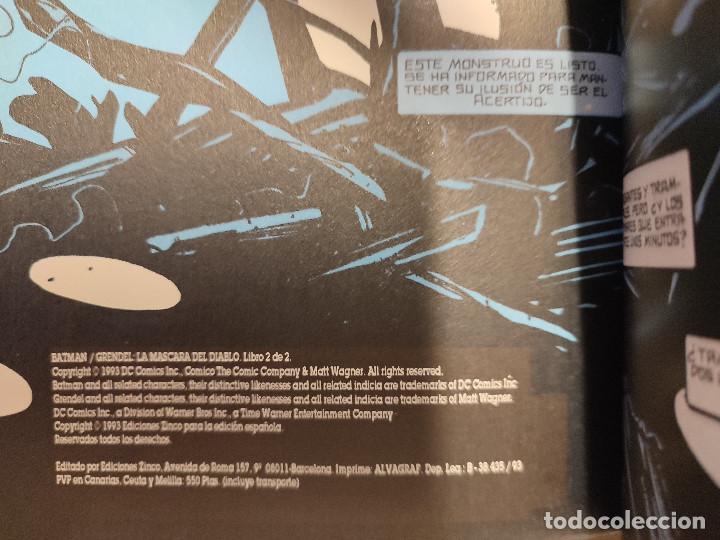 Cómics: BATMAN / GRENDEL 2: LA MASCARA DEL DIABLO - Foto 3 - 303151158