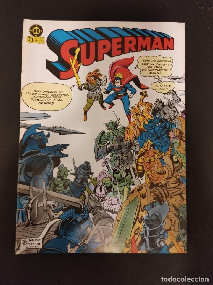 C&oacute;mics: Superman volumen 1 n&uacute;mero 37 Ediciones Zinco 1984 - Foto 1